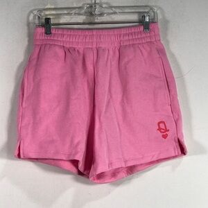 State of Mine V-Day Fleece Lined "Queen" Short, Women's Size S - Pink